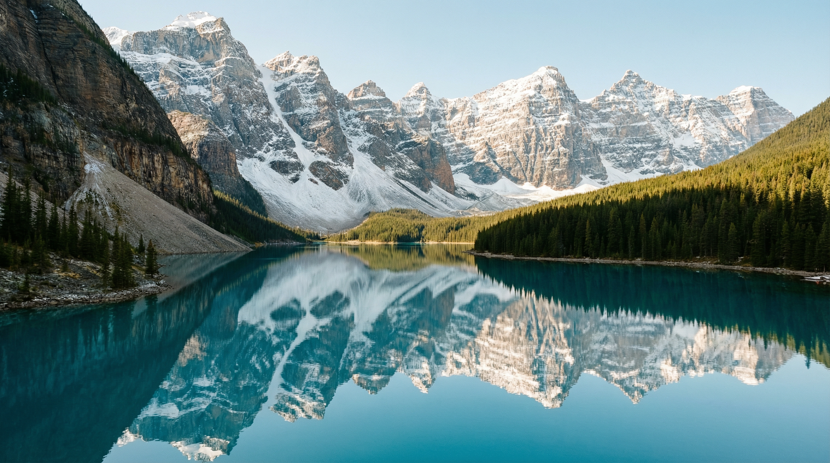 加拿大落磯山莫琳湖